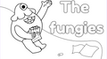 kids colour in page